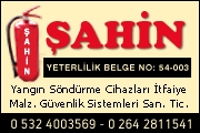 Şahin Yangın Söndürme Cihazları ve İtfaiye Malzemeleri